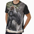 Gorilla Resting On A Rock by KillNFuel