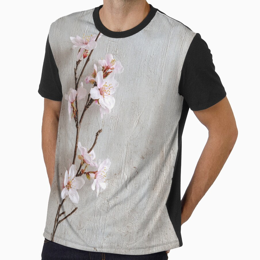 Minimalist Cherry Blossom Branch | Wabi-Sabi Floral Photography Art by FlowNestStudio