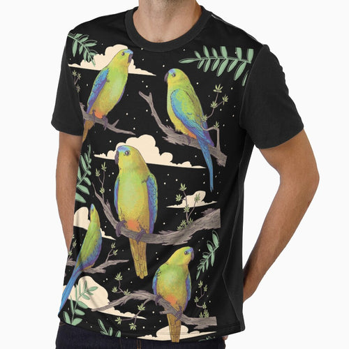 5 OBPs black graphic t-shirts by Friends of OBP