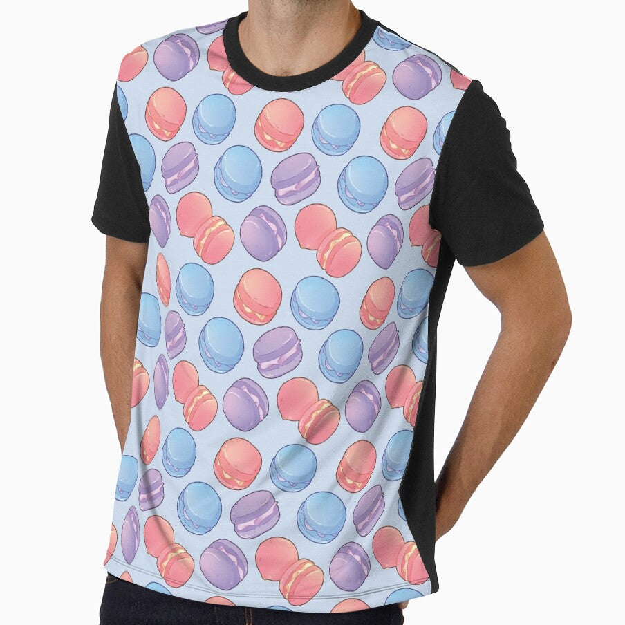 Blue Macaron Pattern by MadeByBeata
