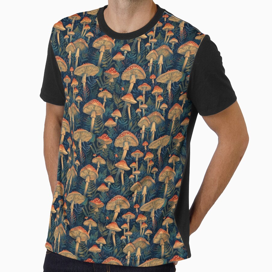 Cottagecore Boho Mushroom Enchanted Forest by JuliaPop