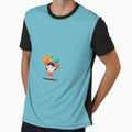 Girl with Bird – Minimalist Whimsical Design by Laila-Ahmed