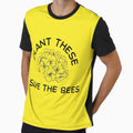 Plant These Save The Bees bright yellow print by PCpallavi