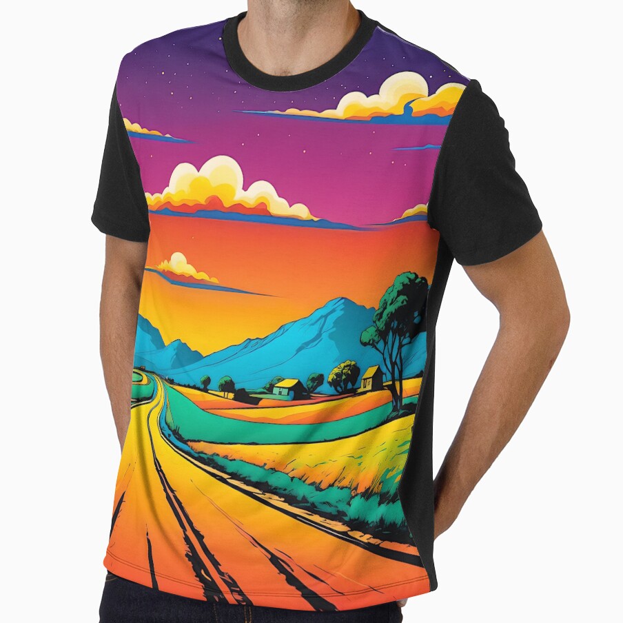Liminal Space Road - Pop Art, Dreamcore Design by liminal-concept