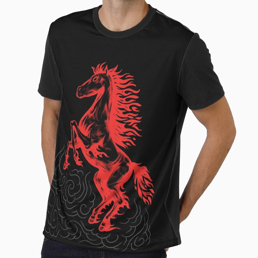 Red Fire Horse by ShaireProd