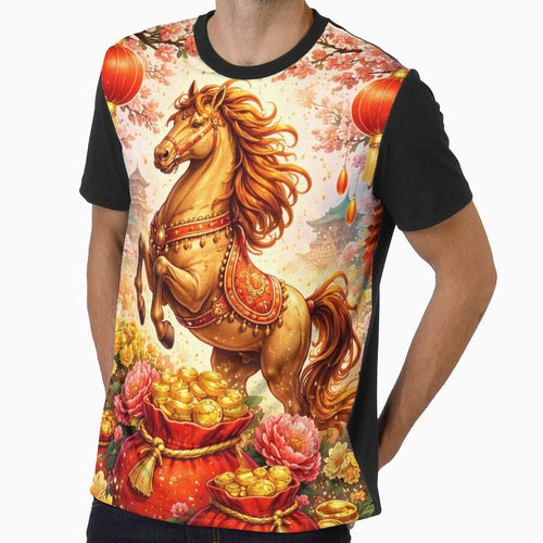2026 Year of the Horse Prosperity – Lunar New Year Art by PunchDrop
