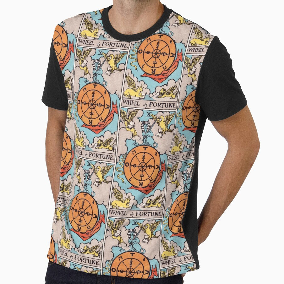 Wheel of Fortune Tarot Card Rider Waite Smith by FineArtShirts