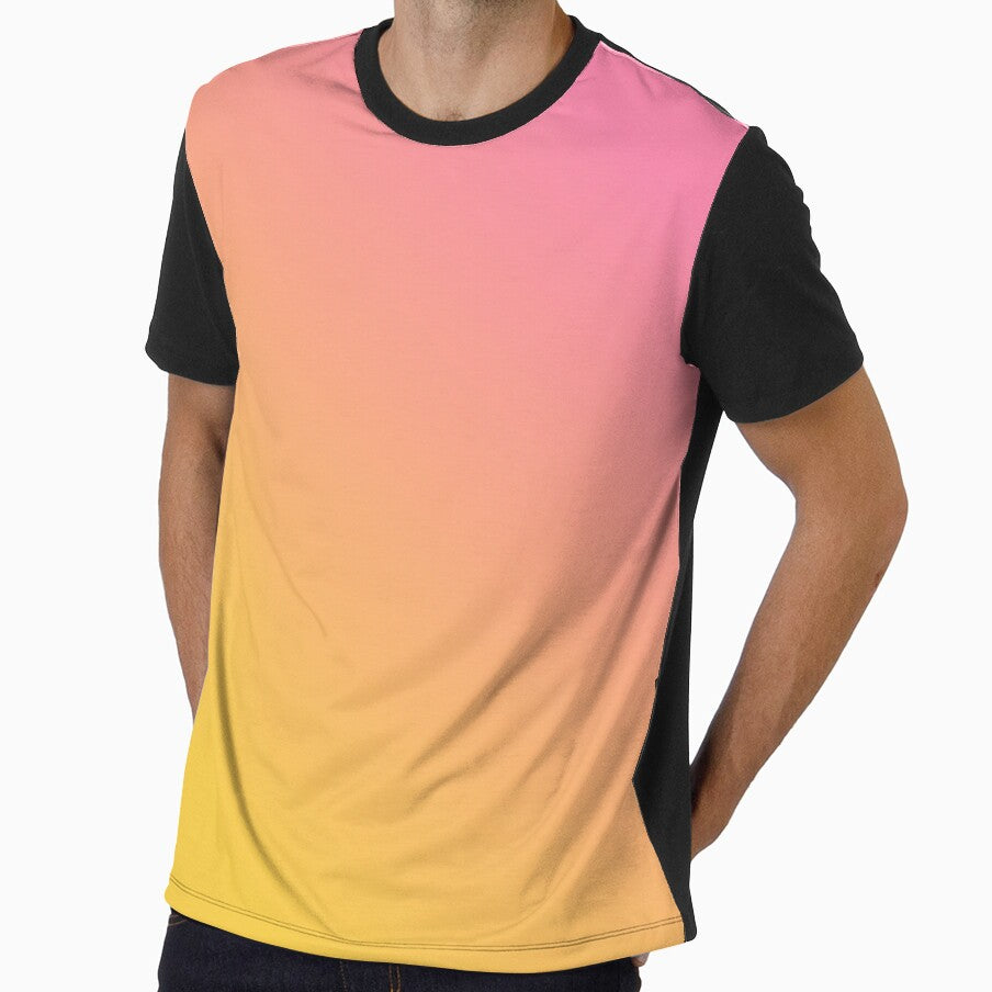 Pink and Light Sun Color Gradient  - Pastel Gradient by venella