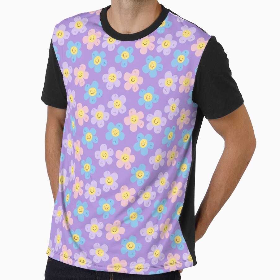 Purple Flower Pattern by MadeByBeata