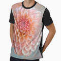 Danish Pastels Aesthetic Pompon Dahlia by AnnDart