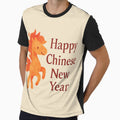 Happy Chinese New Year 2026 Cute Fiery Horse by PunchDrop