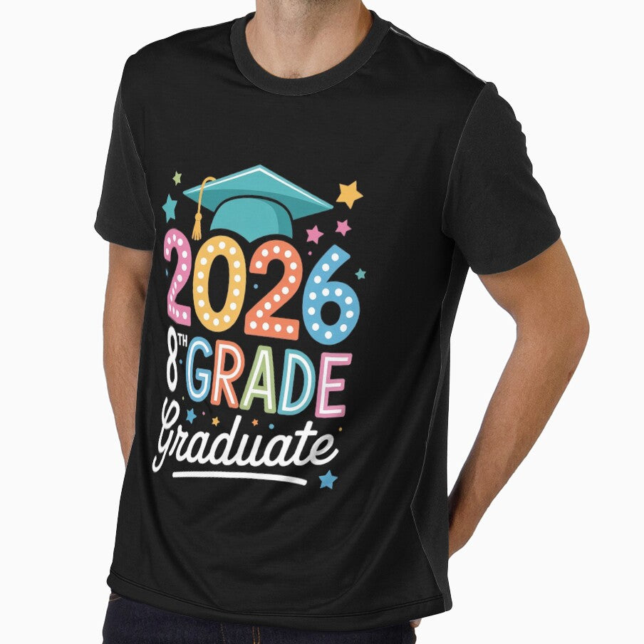 8th Grade Graduate 8th Grade Grad Class Of 2026 Graduation by BlassmausArt