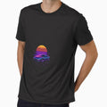 Chrome Sunset Ride in Synthwave Dreamscape by Zosia-11
