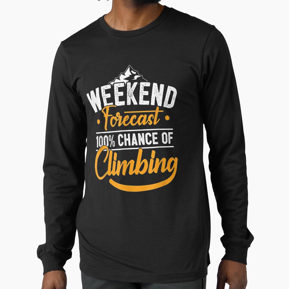 Rock Climbing Mountain Climber Bouldering I Weekend Forecast by servantdep