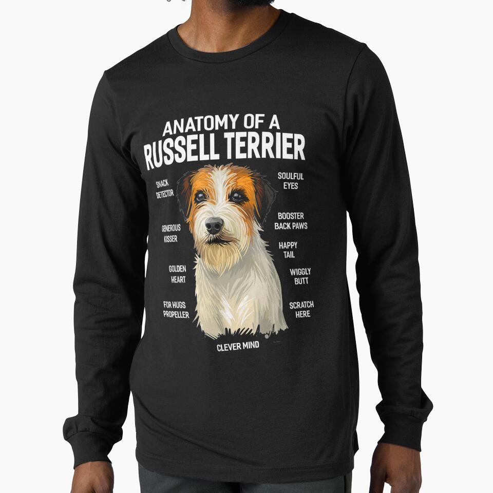 Dogs 365 Anatomy Of A Russell�terrier Dog Funny Gift by lindafrances