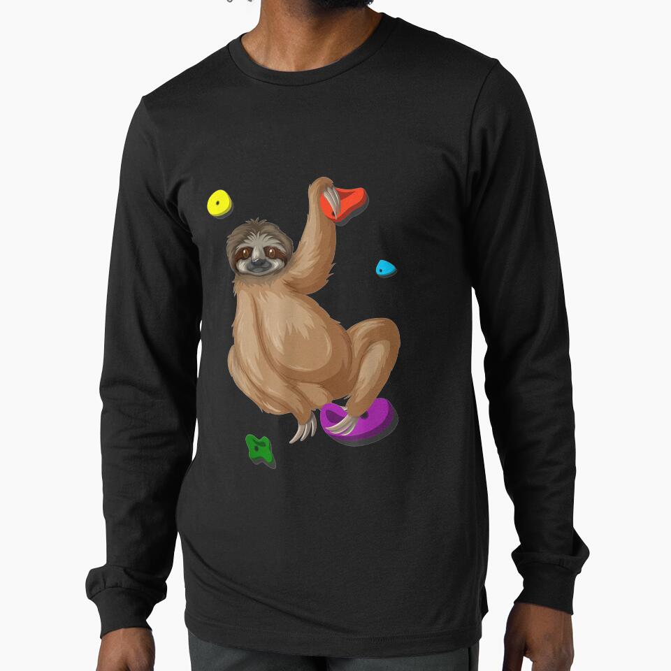 Climbing Sloth Climber Lazy Bouldering by maudean