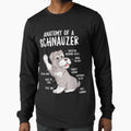Anatomy Schnauzer Puppy Owner Funny Cute by dianev79