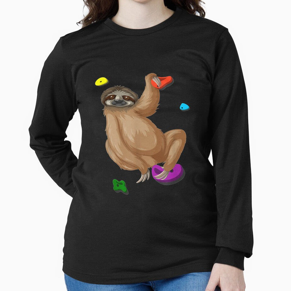 Climbing Sloth Climber Lazy Bouldering by maudean