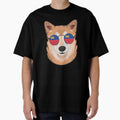 Vintage Patriotic Shiba Inu Liechtensteiner Flag by feether-store