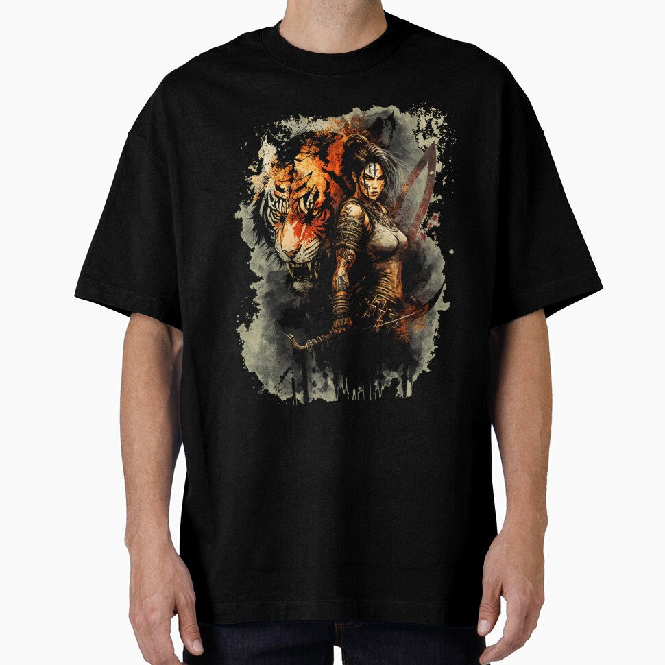 Tiger and Women Warrior by MyFavorTee