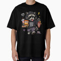 Zero Sleep Club Raccoon Pixel Art Graphic by Motel Mirage