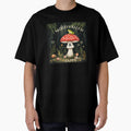 Moisturized and Happy - Funny Goblincore Frog & Mushroom Art by By Dana Studio