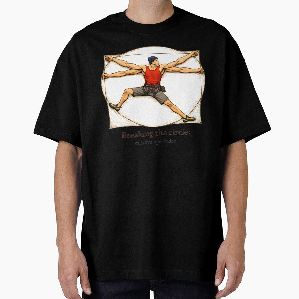 Vitruvian climber - massive ape index by pumpedpongo