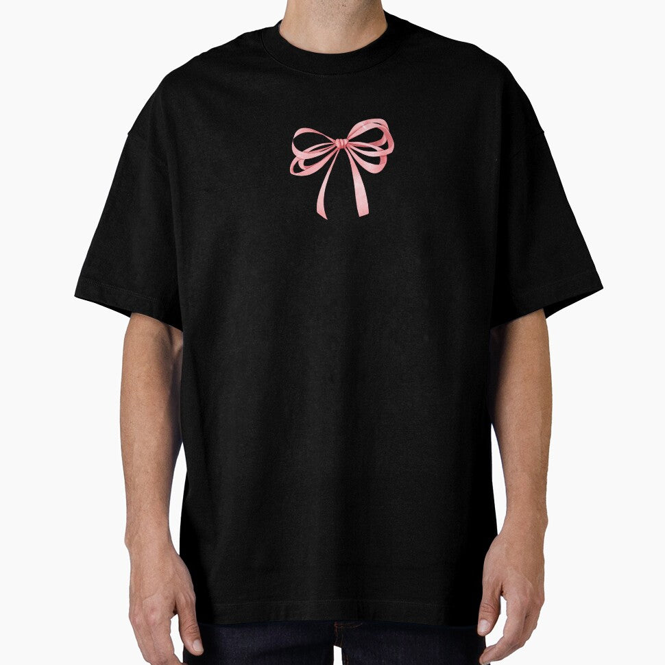 Pink Bow Sticker Coquette Aesthetic Ribbon Illustration by Justagirl444