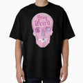Stay Weird Pink Pastel Goth Skull by AugustDesign
