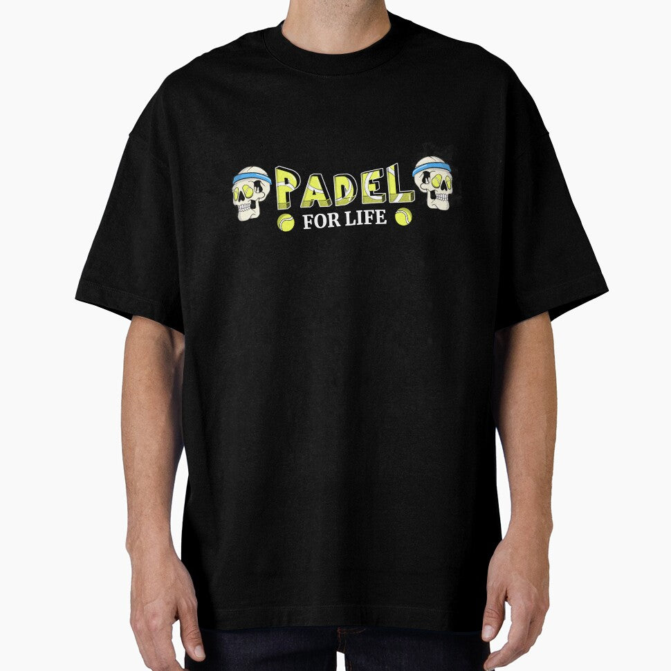 Padel for Life cool skul for padel players by Cedinho