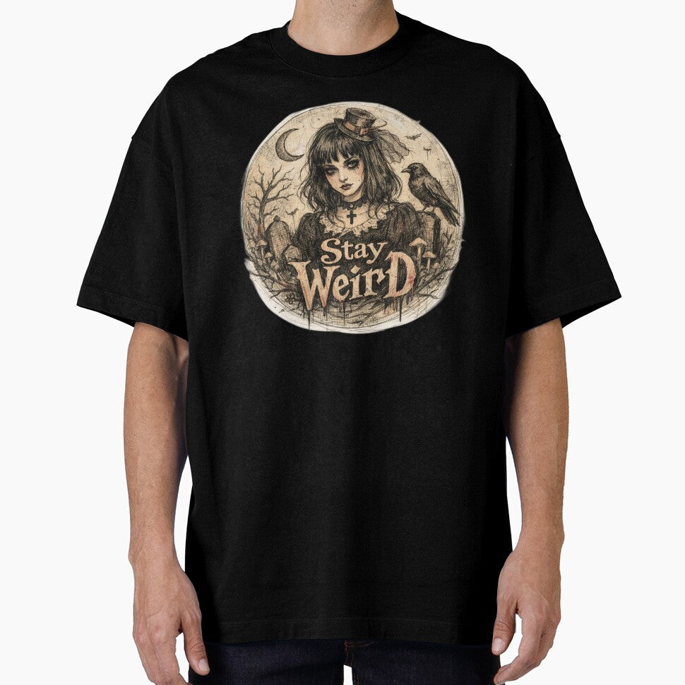 GOTHIC GIRL STAY WEIRD by gothelis