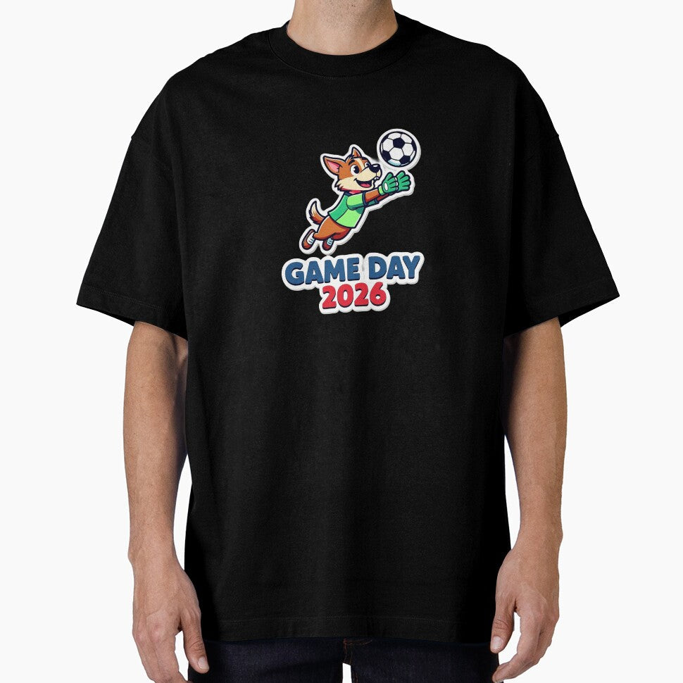 Miami Soccer Dog Design – Cute Puppy Football Fan Game Day Artwork by BrickByDream