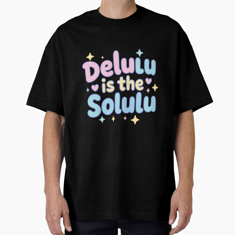 Delulu is the Solulu – Cute Aesthetic Gen Z Sticker by PrestigeVibes