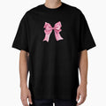 Coquette Pink Bow Hand Painted Watercolor Pin by Zen & Oatmeal by Carmen Ray Anderson