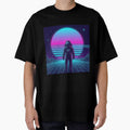 Retro Synthwave Astronaut in Outer Space by Articulated Vibes