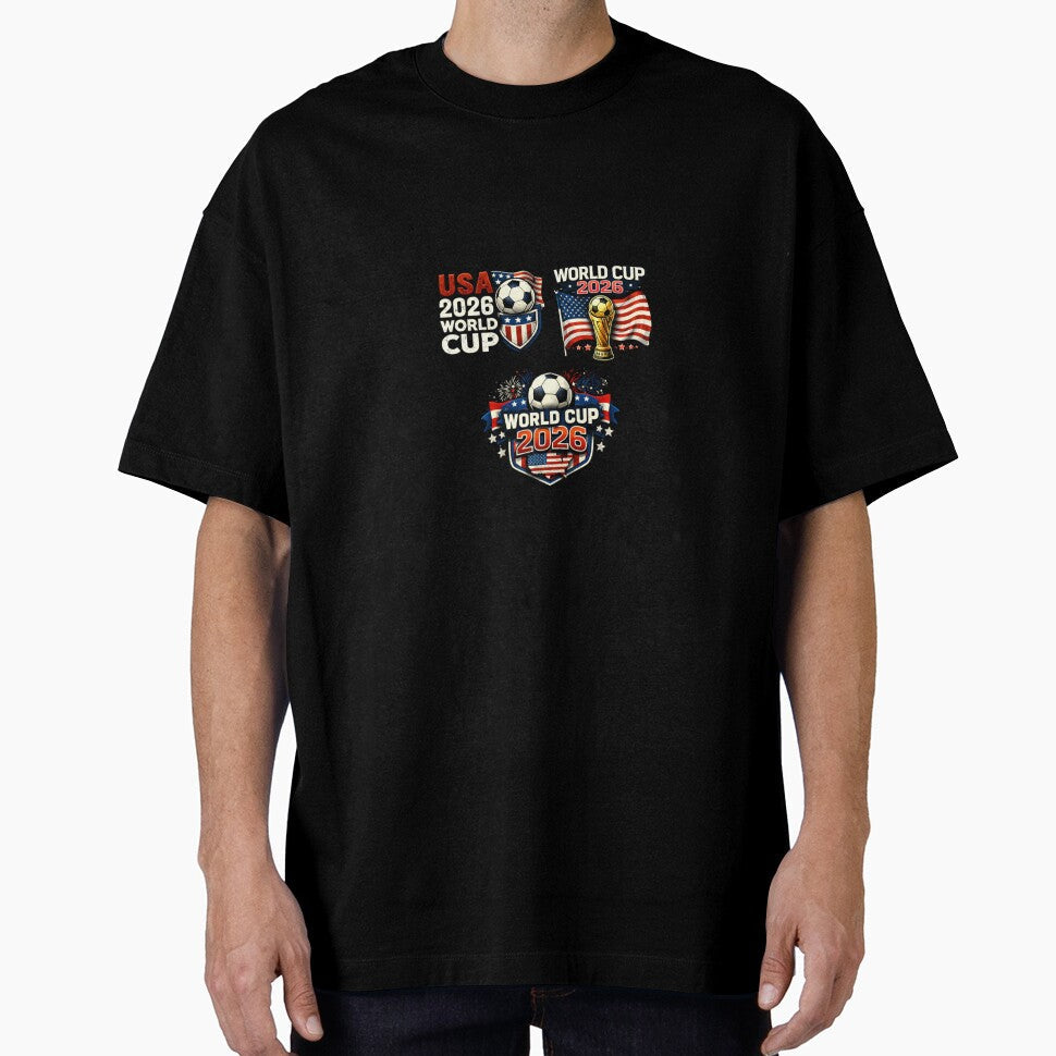 World Cup 2026 USA T-Shirt – Soccer Football Fan Design | America Host Edition by NomadUSArt