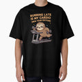 Funny Sloth Running Late Cardio Design - New Year Edition Lazy Workout Graphic by KivaroArt