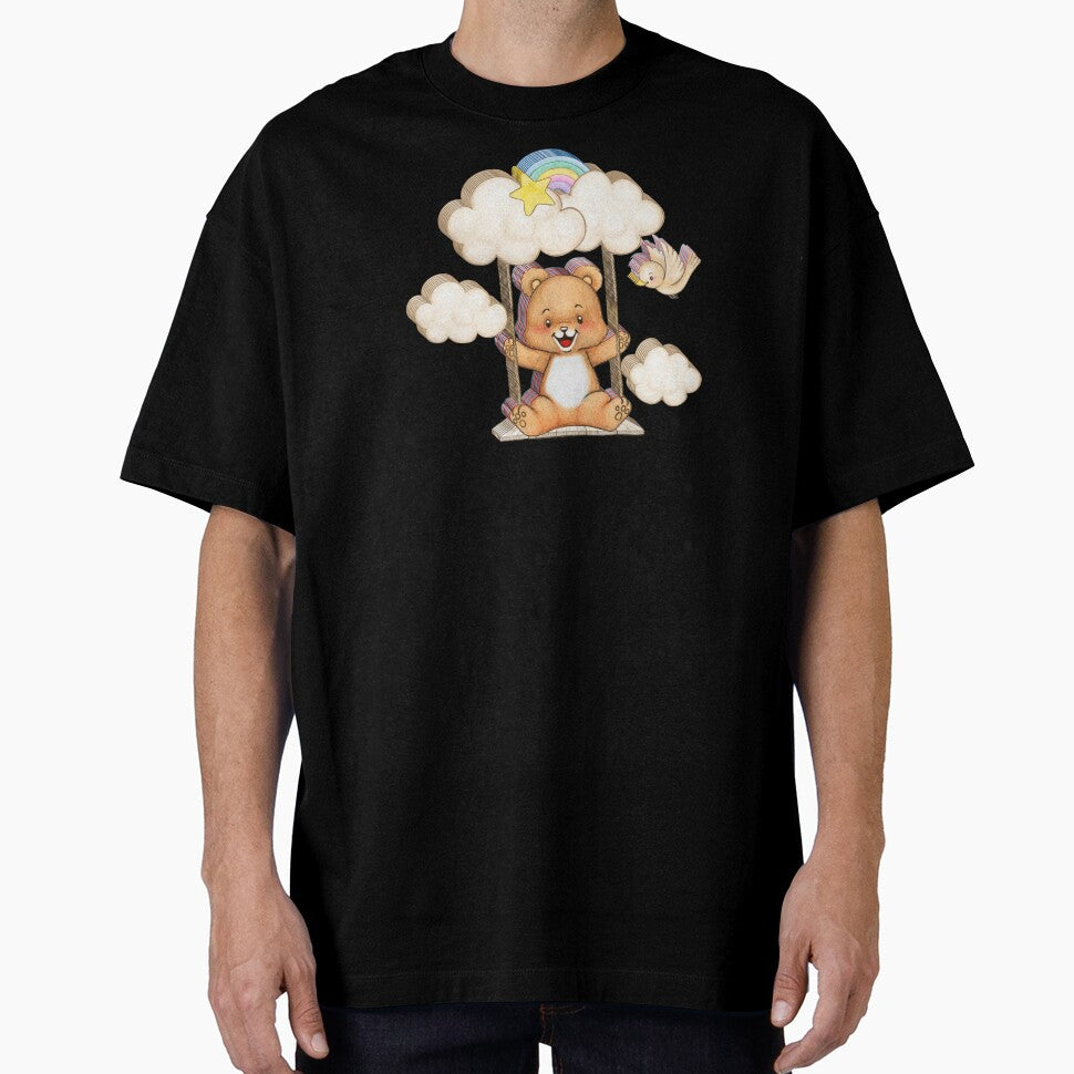 Watercolor Cute Brown Bear by Superesko