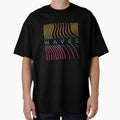 WAVES - Abstract Gradient Topographic Line Art by Rengwear