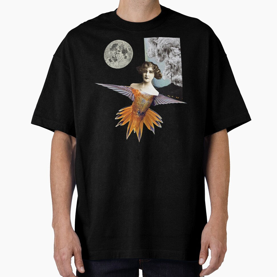 Apocalypse Angel Minimalist Vintage Collage by Pob Hosking