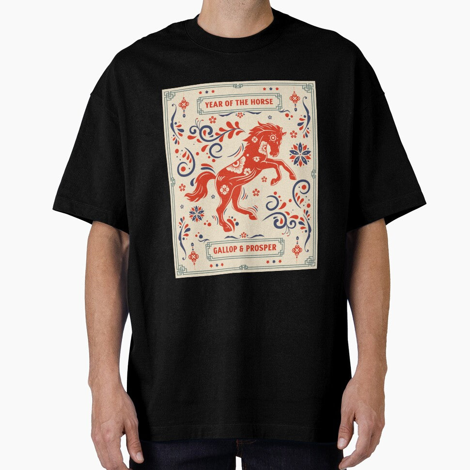 Year of the Horse  Chinese Near Year T-Shirt by Koali Tees