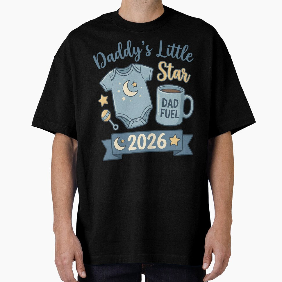Expecting Dad 2026 Shirt – Baby Announcement Tee by LunaticDream