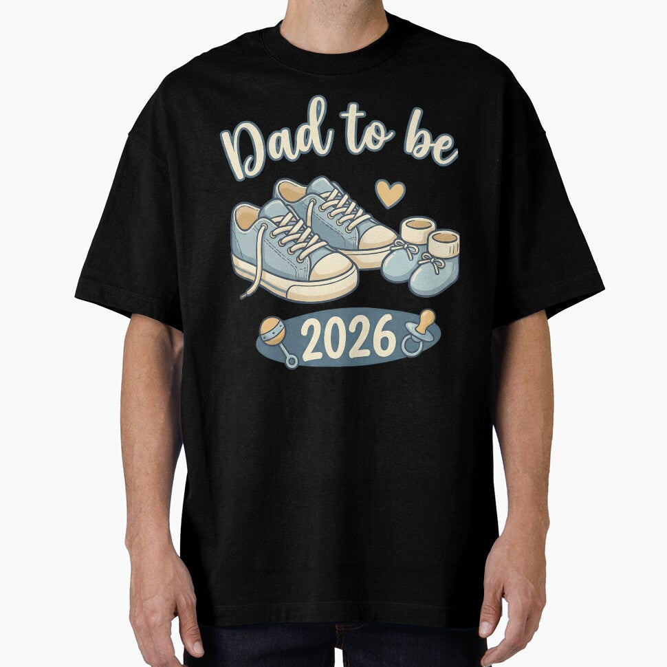 Dad to Be 2026 T-Shirt – New Father Pregnancy Announcement by LunaticDream