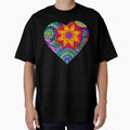 Colorful Heart of Vibrant Mandalas - Coquette Art and Handmade by Elibeth22