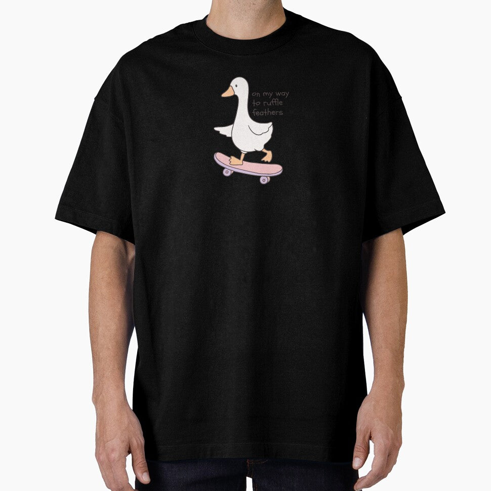 On My Way to Ruffle Feathers - Skater Goose Energy (IDGAF Edition) by A Little Unhinged