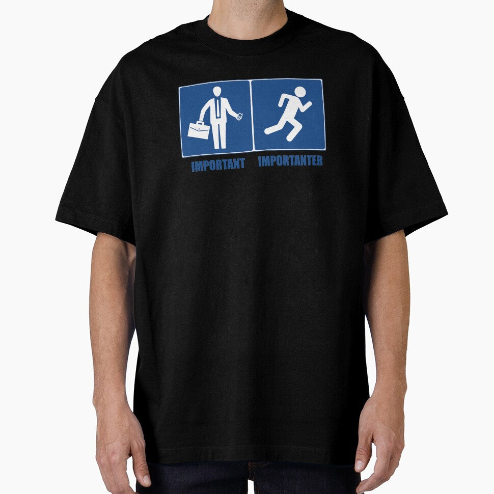 Work Is Important, Running Is Importanter by Esskay Designs