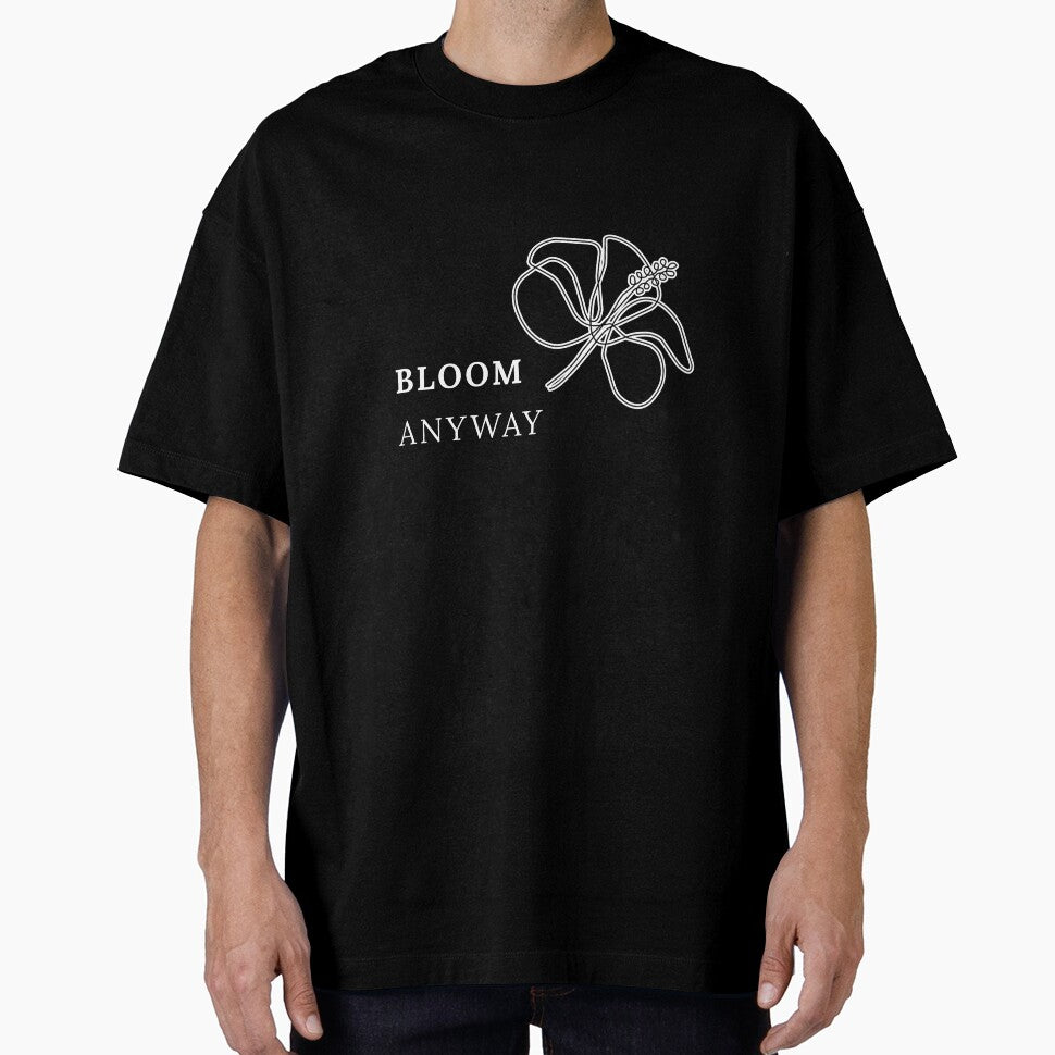 Bloom With Grace Typography – Modern Minimal Flower Design by NuvoraNest