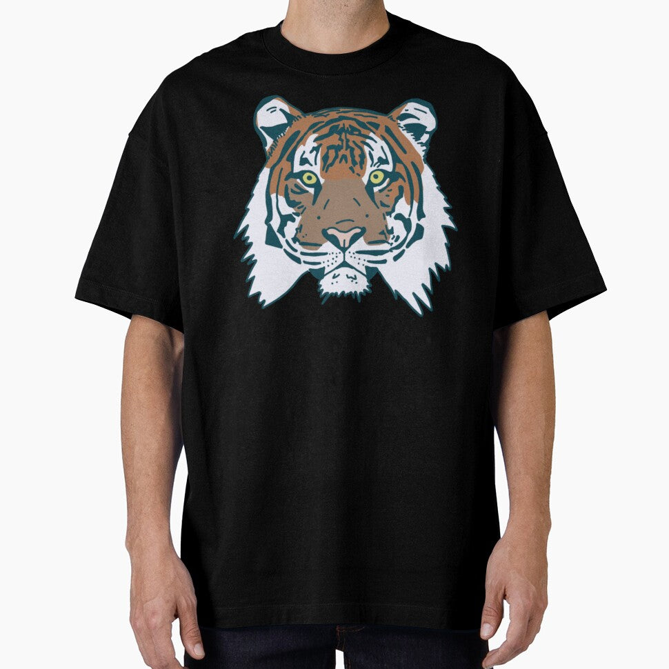 Tiger Block Print by Kara SJ