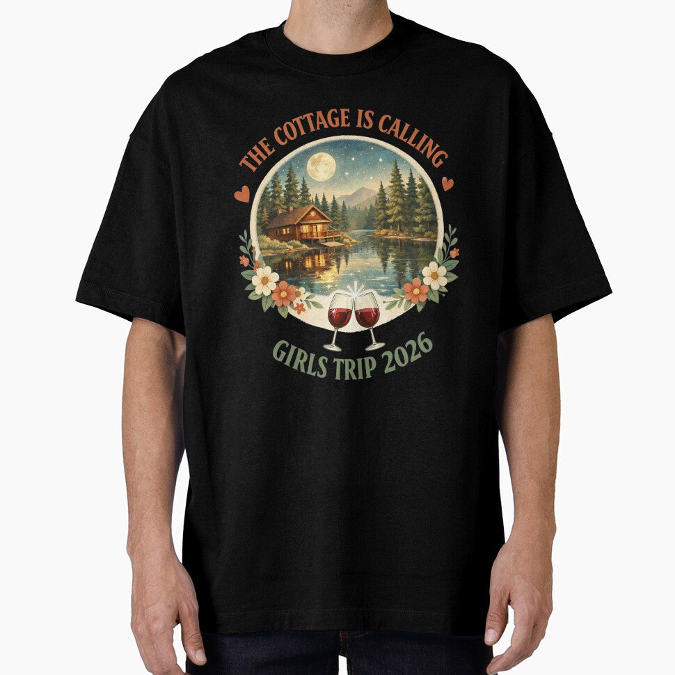 The Cottage Is Calling Funny Girls Trip 2026 Vibes by Pawsome Quotes