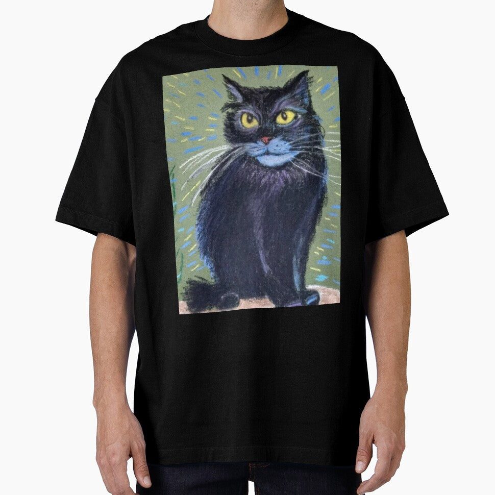 Black Cat. His name is Bayun. The personage from fairytales.The fairytales of this cat are healing. by MariaSibireva